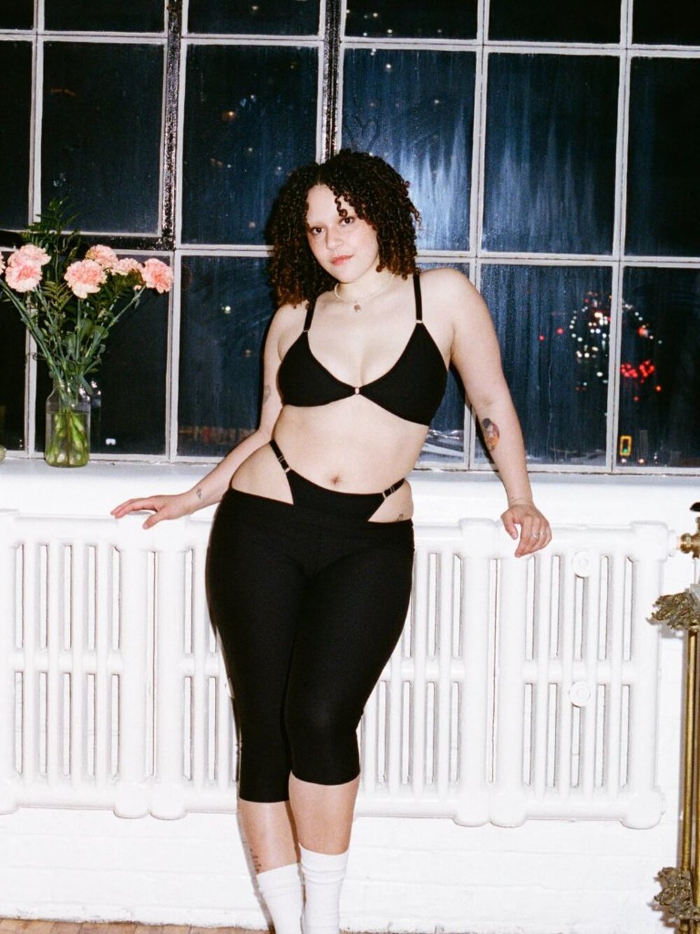 Bully Boy Cotton Lily Bra in Black